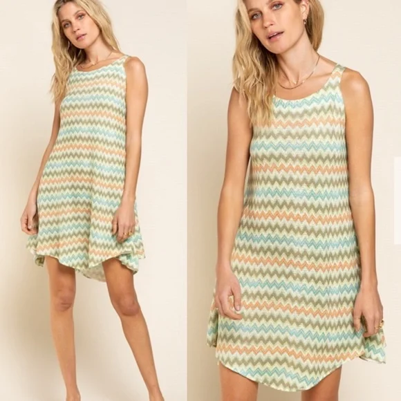 POL🧡🌼💚Absolutely adorable Zigzag Dress - Picture 2 of 15